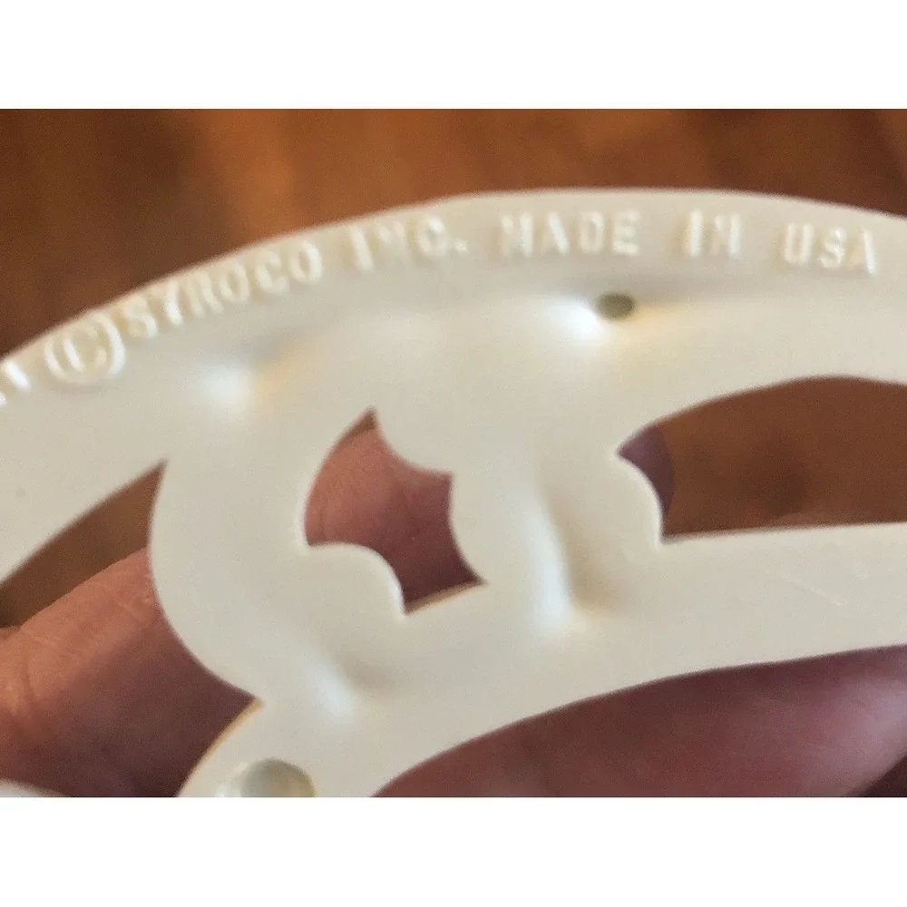 Vintage White Syroco Homco 70's Butterflies Wall Decor MCM Made In USA Set Of 3